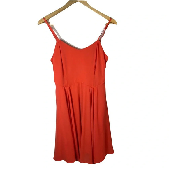 She + Sky Coral Skater Dress - Picture 2 of 9